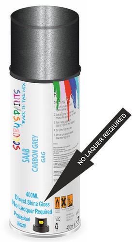 Paint for saab - carbon, grey