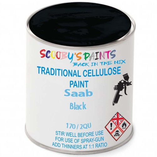 Cellulose paint for saab black - cellulose,