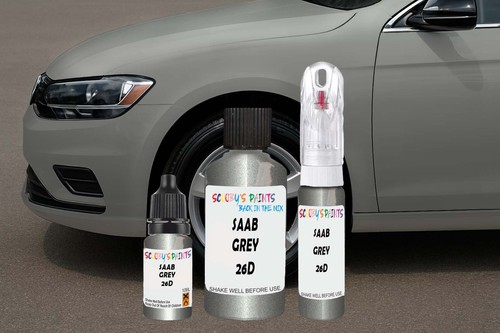 Touch paint for saab grey - up,