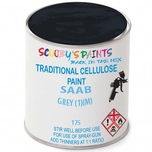 Cellulose paint for saab grey - cellulose,